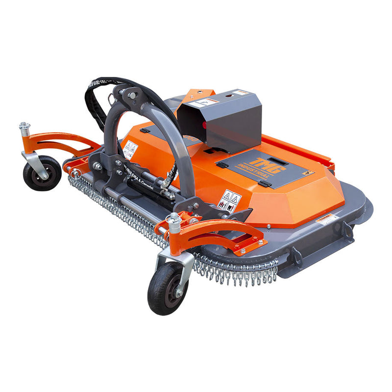 TMG Industrial 60” Offset Orchard Finishing Weeding Mower w/Swivel-Arm Disc Device, 3-Point Hitch, TMG-TMO60