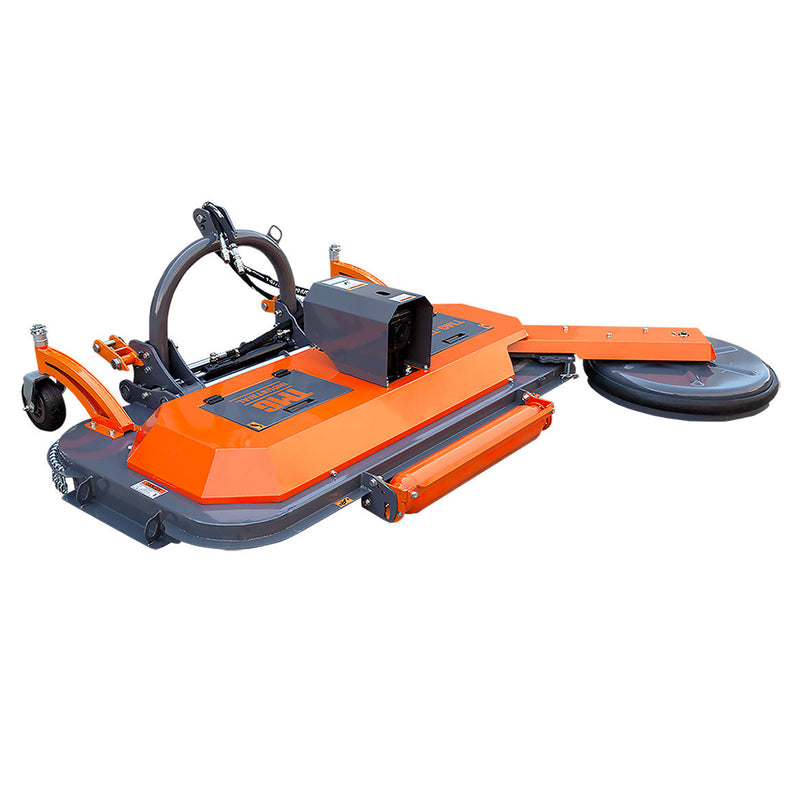 TMG Industrial 70” Offset Orchard Finishing Weeding Mower w/Swivel-Arm Disc Device, 3-Point Hitch, TMG-TMO70