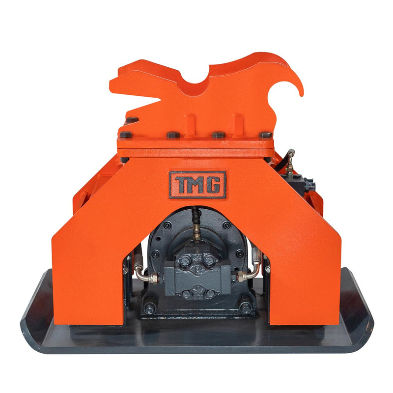 TMG Industrial 11,000-lb Hydraulic Plate Compactor, 4-7 Ton Excavator Weight, 39” Compact Capacity, TMG-ECP41